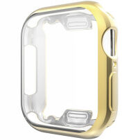 Koffer met displaybeveiliging voor Apple Watch 44mm - goud