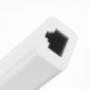 Reductie USB-C voor USB 2.0-naaf (3 poorten) met Gigabyte Ethernet-adapter voor MacBook - wit