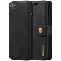 2in1 afneembare flip case van kunstleder voor Apple iPhone 6 / 6S - zwart