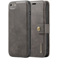 2in1 afneembare flip case van kunstleder voor Apple iPhone 6 / 6S - bruin