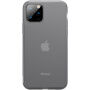 Basissilicone transparante afdekking voor iPhone 11 Pro - zwart