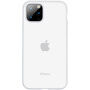 Basissilicone transparante afdekking voor iPhone 11 Pro - wit
