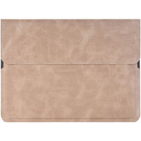 CRAZY HORSE envelop met standaard en documentvakken voor iPad Pro 9,7" / Air 2 - beige