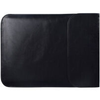 Elegante enveloppe voor iPad tot 13" / MacBook tot 14" - zwart