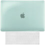 ENKAY 2in1 glanzende omslag en ultradunne EU-toetsenbordkap voor MacBook Pro 13" zonder touchbar (A1706 / A1708 / A1989 / A2159) - pastel groen