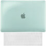 ENKAY 2in1 glanzende omslag en ultradunne EU-toetsenbordkap voor MacBook Pro 13" met Touch Bar (A1706 / A1708 / A1989 / A2159) - pastel groen