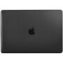 ENKAY 2in1 beschermhoes met ultradunne EU-toetsenbordcover voor MacBook Pro 15" (A1707 / A1990) - zwart