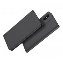 DUX DUCIS flip case voor iPhone XS Max. - grauw