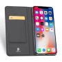 DUX DUCIS flip case voor iPhone XS Max. - grauw