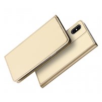 DUX DUCIS flip case voor iPhone XS Max. - goud