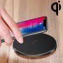 GY-68 ultradunne draadloze lader van aluminium met een ultra dunne aluminium behuizing voor iPhone - zwart