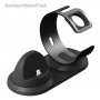 Aluminium oplaadstation voor Apple horloge en iPhone - grauw