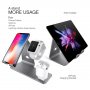 Bestand 3in1 Docking-oplaadstandaard voor iPhone / Apple Watch / AirPods - grijs