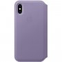 Appel Folio Lederen Flip case voor iPhone XS - seringen
