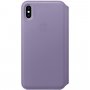 Appel Folio Lederen Flip case voor iPhone XS Max. - seringen