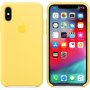 Appel Siliconenhoes voor iPhone XS - kanariegeel