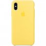 Appel Siliconenhoes voor iPhone XS - kanariegeel
