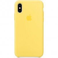 Appel Siliconenhoes voor iPhone XS - kanariegeel