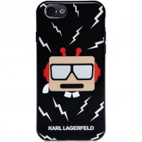 Karl Lagerfeld hoes Karl Robot voor Karl Lagerfeld voor iPhone 6 / 6S - zwart
