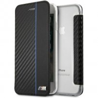 BMW Koolstof Boekenkast voor iPhone 7/8 - zwart