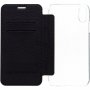 Guess Bundelkoffer en gehard glas voor iPhone XR - zwart