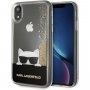 Karl Lagerfeld Choupette Cover met Glitter voor iPhone XR - goud