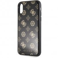 Ik denk dat de laag glitter pioenroos cover voor iPhone X / XS - zwart