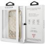 Gok originele transparante dekking met glitter voor originele transparante dekking voor iPhone X / XS - goud