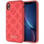 Ik denk dat Debossed Pioenroos cover voor iPhone XR - rood