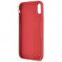 Ik denk dat Debossed Pioenroos cover voor iPhone XR - rood
