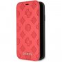 Denk dat Debossed Peony Flip Case voor iPhone XR - rood