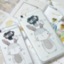 MAOXIN Kunststof koffer / deksel met ringhouder / standaard voor Apple iPhone 6S / 6 (konijnenpatroon) inclusief kopieerboek en plastic zakje