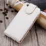 Elegante flip-over te openen Apple iPhone 6S Plus / 6 Plus - wit-bruin