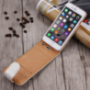 Elegante flip-over te openen Apple iPhone 6S Plus / 6 Plus - wit-bruin