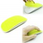 Zachte siliconen hoes voor Apple Magic Mouse - neon geel
