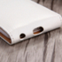 Elegante flip-over te openen Apple iPhone 6S Plus / 6 Plus - wit-bruin