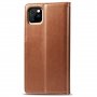 Kunstlederen retro portemonnee voor iPhone 11 - bruin