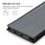 Kunstlederen retro portemonnee voor iPhone 11 - bruin
