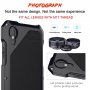 Viking extra robuuste koffer met 3 verwisselbare lenzen voor iPhone X / XS - zwart