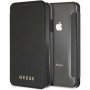 Denk Iridescent Book Flip Case voor Iridescent Book Leder voor iPhone XR - zwart