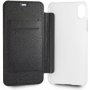 Denk Iridescent Book Flip Case voor Iridescent Book Leder voor iPhone XR - zwart